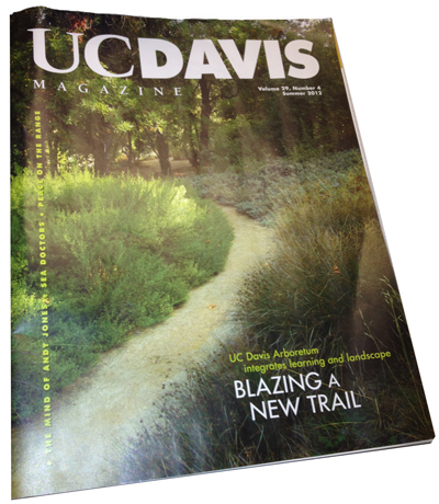 UC Davis Magazine cover page!
