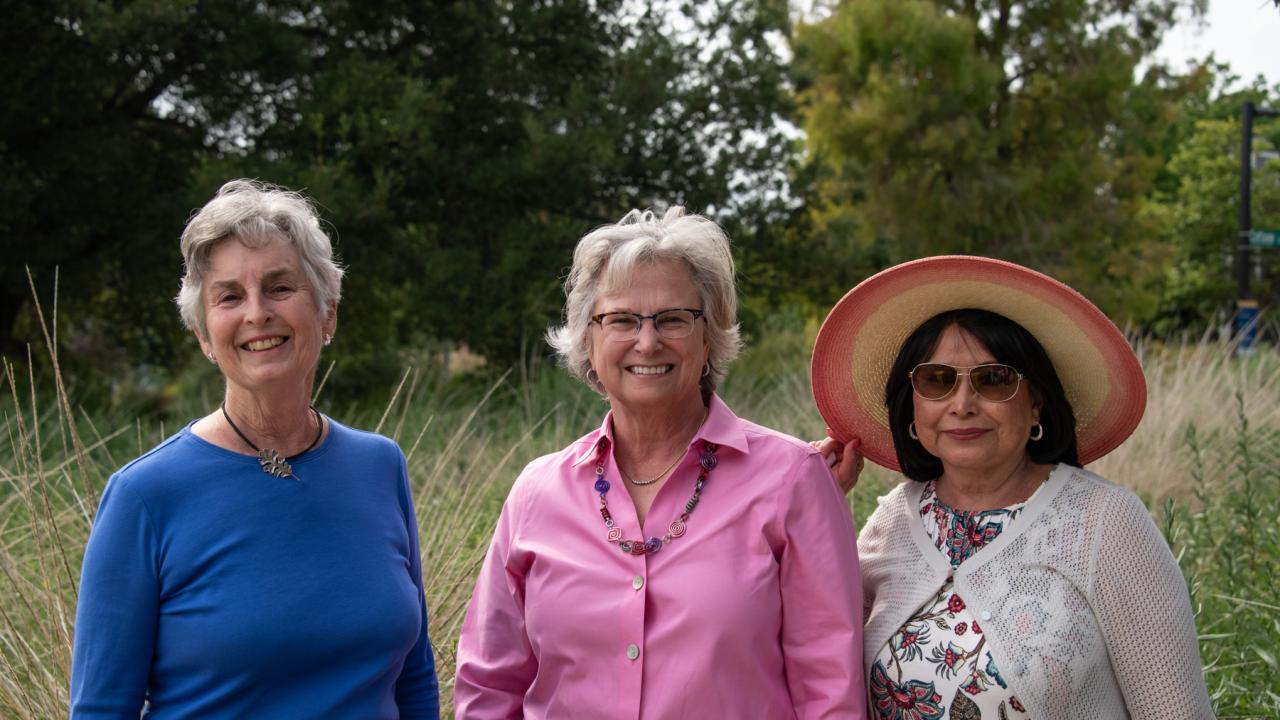 Martha Rehrman, Ann Trump Daniel, and Griselda Castro Friends Board pictured: Martha Rehrman, Ann Trump Daniel, and Griselda Castro