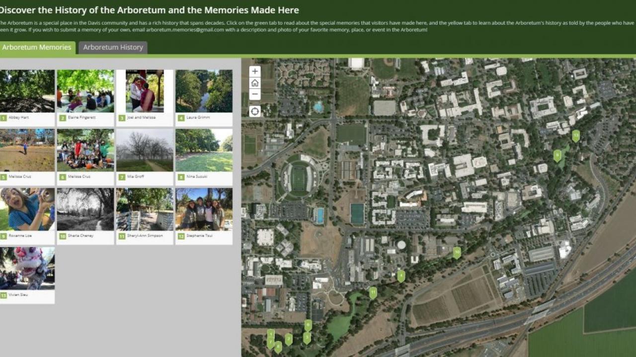 Image of the online story map created by Ella Groff, Learning by Leading Museum Education co-coordinator