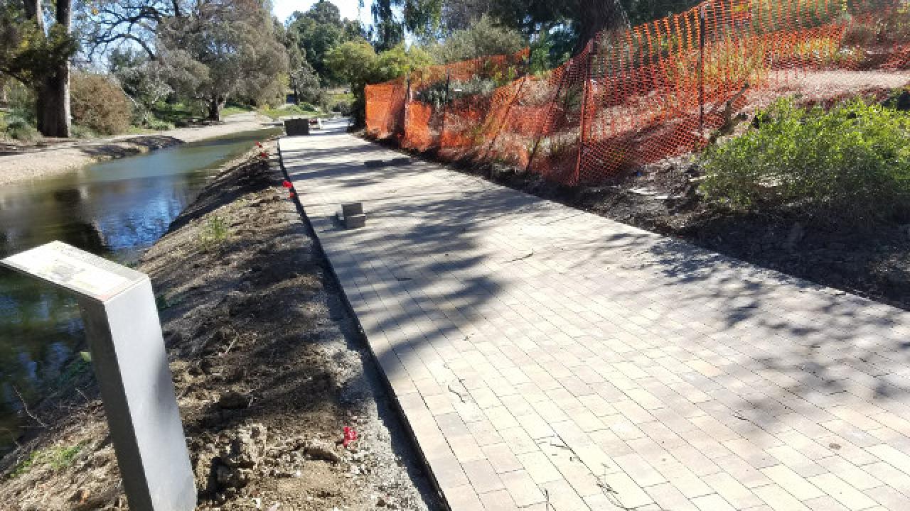 New paver path