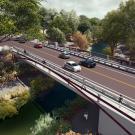 Rendering of the future La Rue Road Bridge.