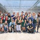 Nature Rx pilot program members standing in the Arboretum Plant Nursery in May 2019. 