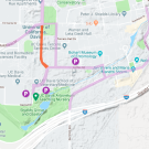 Image of detour to UC Davis Arboretum Teaching Nursery during plant sale on September 28, 2019.