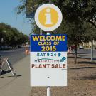 Arboretum Plant Sale sign