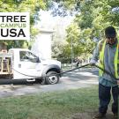 Willie Hernandez, groundskeeper with UC Davis grounds and landscape services