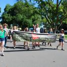 Arboretum and Public Garden Learning by Leading students in the UC Davis Picnic Day Parade.