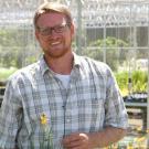 Nursery Manager Taylor Lewis in Arboretum Teaching Nursery