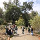 Arboretum volunteers pose for a photo