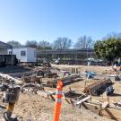 Image of UC Davis Arboretum Teaching Nursery under construction.