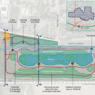 Image showing the Putah Creek Wetland restoration project area.